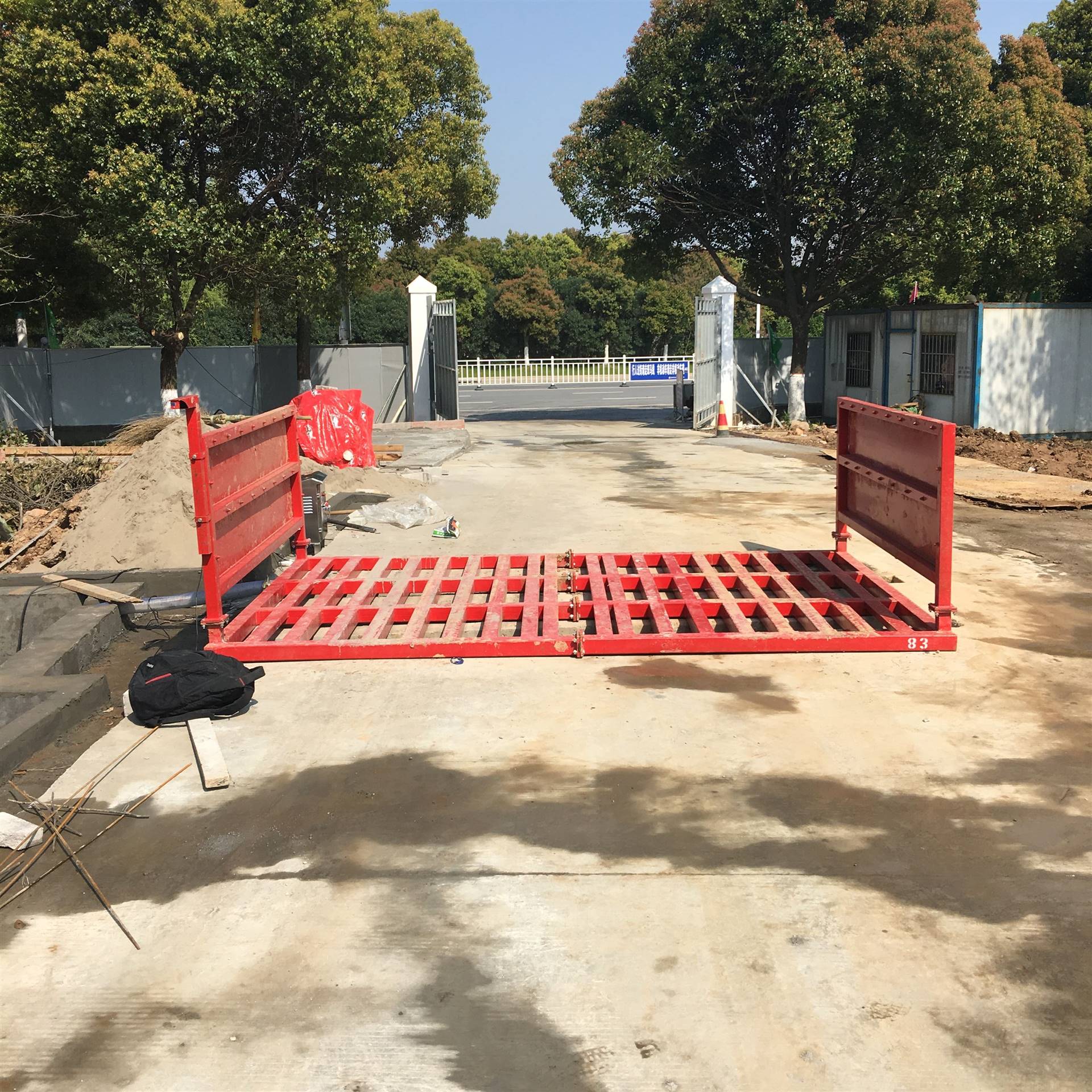 合肥工地全自动冲洗台  工地自动洗车台