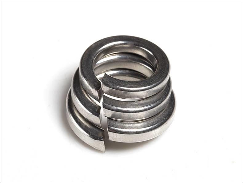 gb93碳钢锰钢弹圈白锌彩锌发黑304不锈钢弹垫弹簧垫圈m2m30