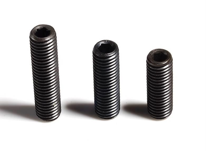 9级内六角平端紧螺钉/机米螺丝发黑/304不锈钢内