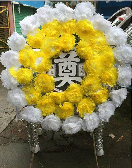 深圳殡仪馆花圈图片