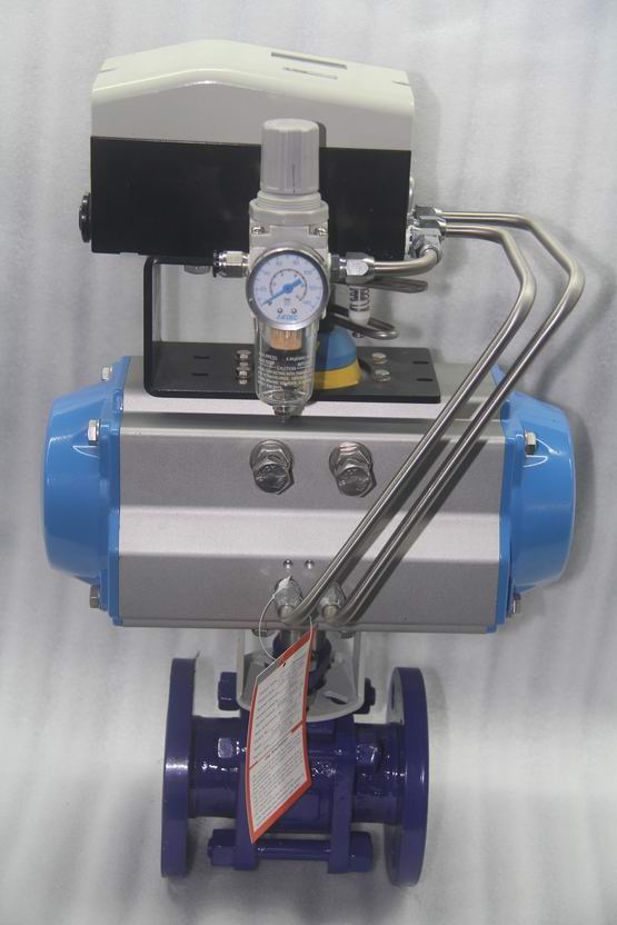 德国莱克lik品牌,进口气动球阀采用高精度气动执行器及精铸球阀组成