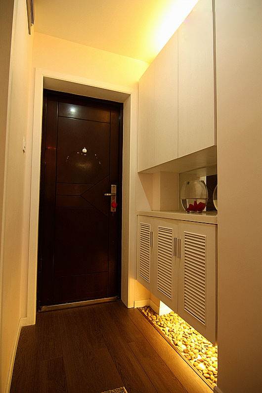 广州白云区定制进门入户门厅柜翻斗柜收纳柜玄关实木鞋柜鞋架