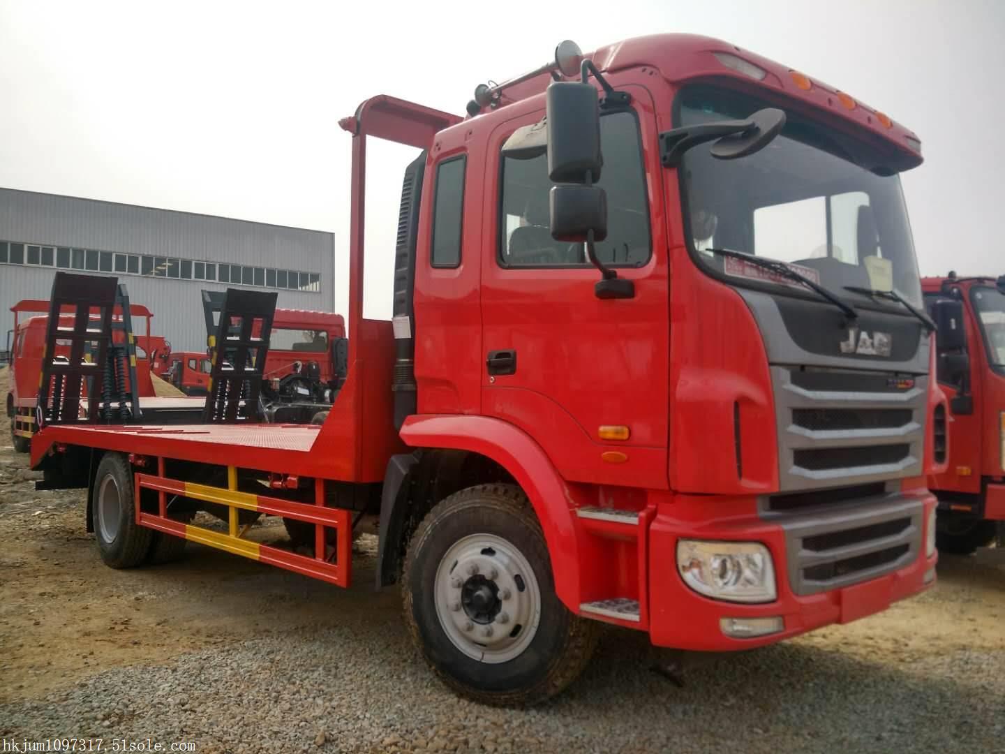 60#-200#型号挖机选定合适的平板运输车.