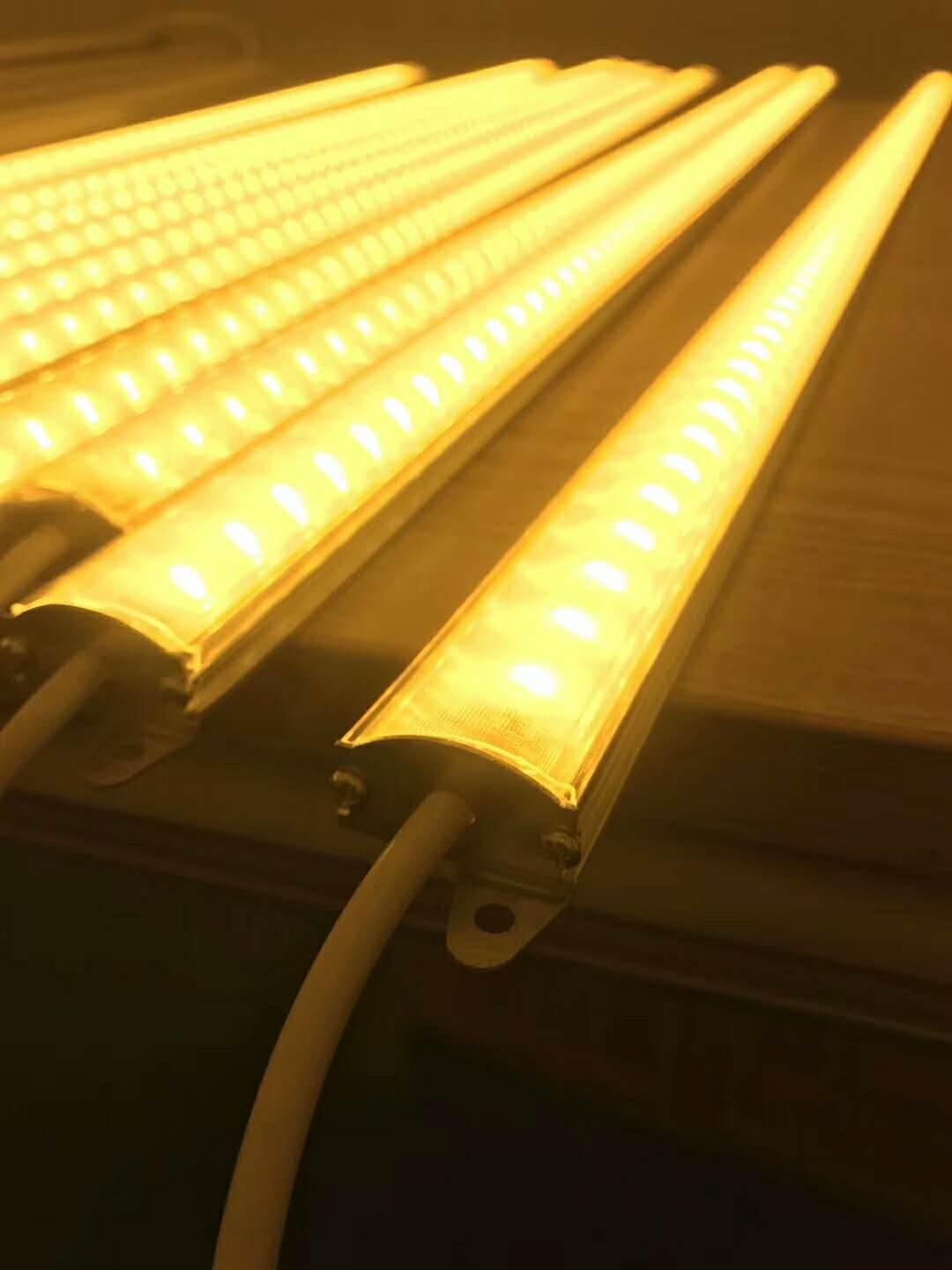 山东济南市dmx512 led硬灯条生产厂家夜景亮化线条灯明可诺户外亮