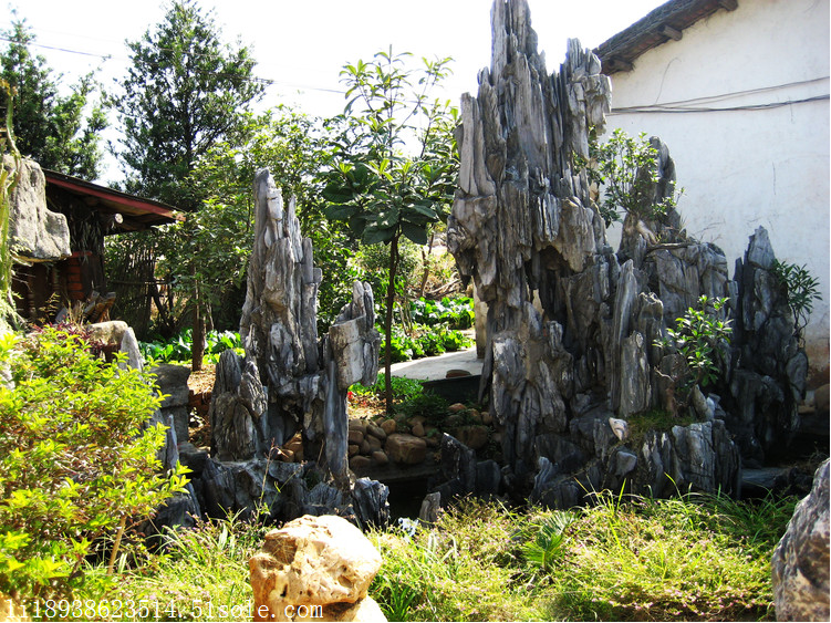 东营园林景观石风景石 点缀园林庭院千层石假山石景观石