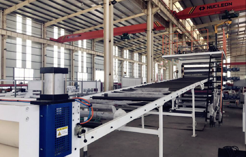 新型环保pvc地板生产线