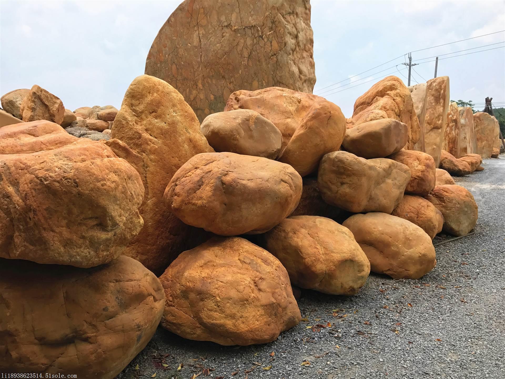 营口园林景观石 营口小溪驳岸石 营口公园广场草坪石