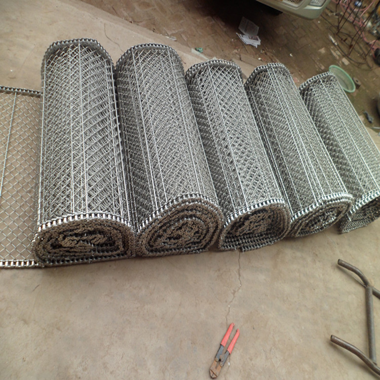 不锈钢退火炉网带 304不锈钢人字形网带