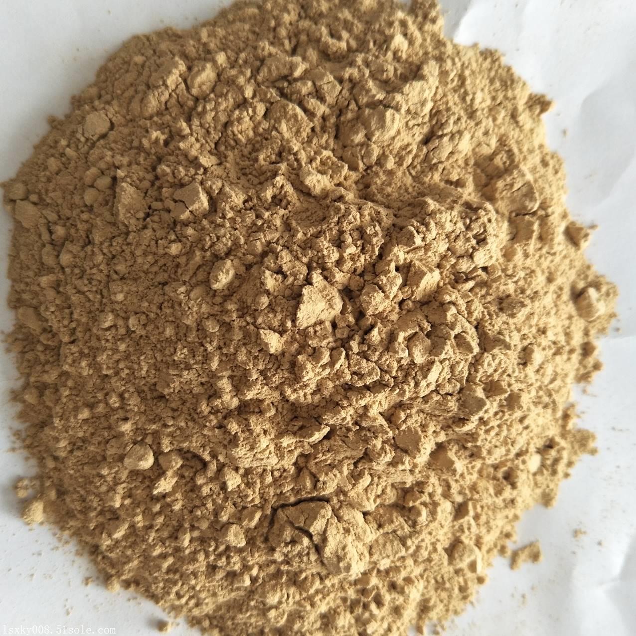 铸造专用 钻井泥浆专用黄色膨润土 钙基膨润土 蒙脱石粉