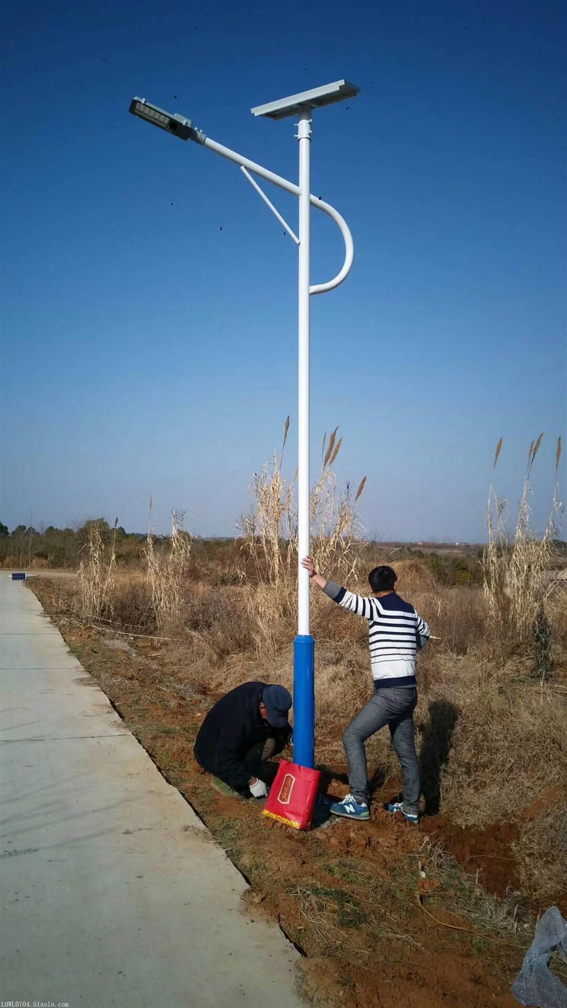 浙江衢州40ah蓄电池太阳能路灯安装/价格实惠