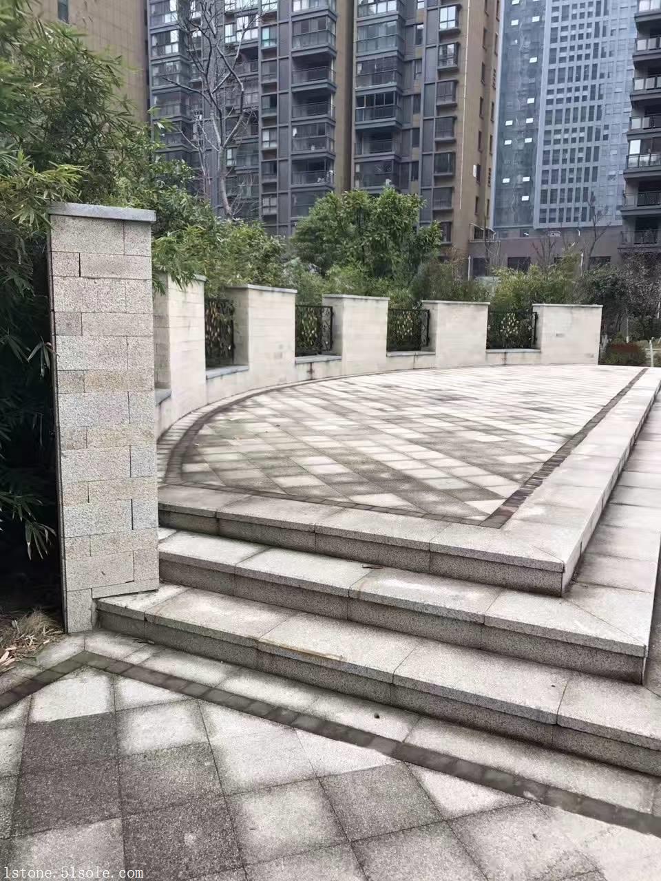 随州黄金麻石材a料b料外墙干挂园林广场地铺板