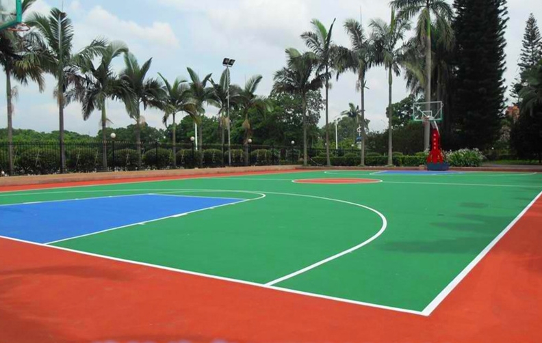 上海塑胶篮球场施工价格