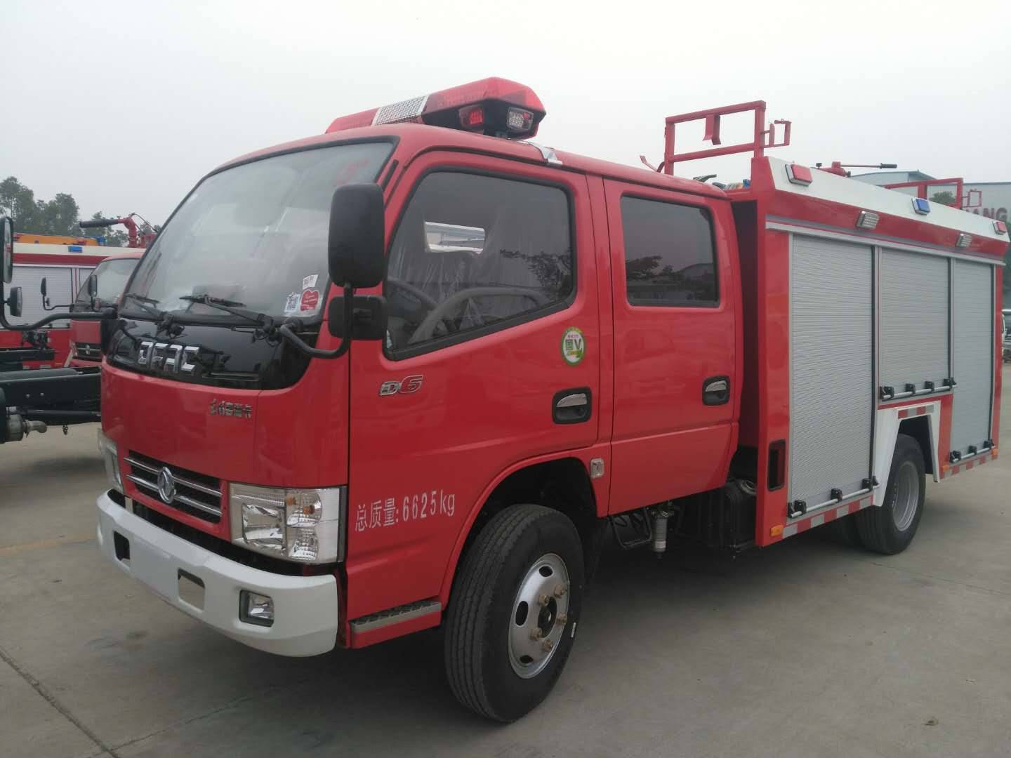 东风2吨水罐消防车参数报价