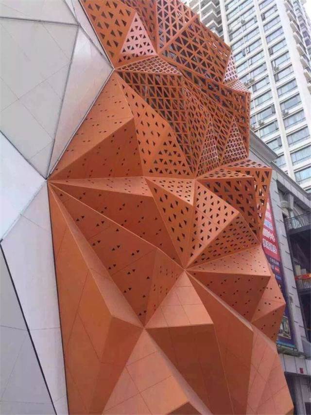 户外广告凹凸造型铝单板厂家