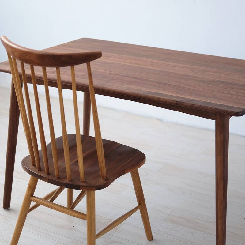 实木白茬餐桌椅现代简约北欧风格餐桌椅甜品店西餐厅餐椅莱美直销