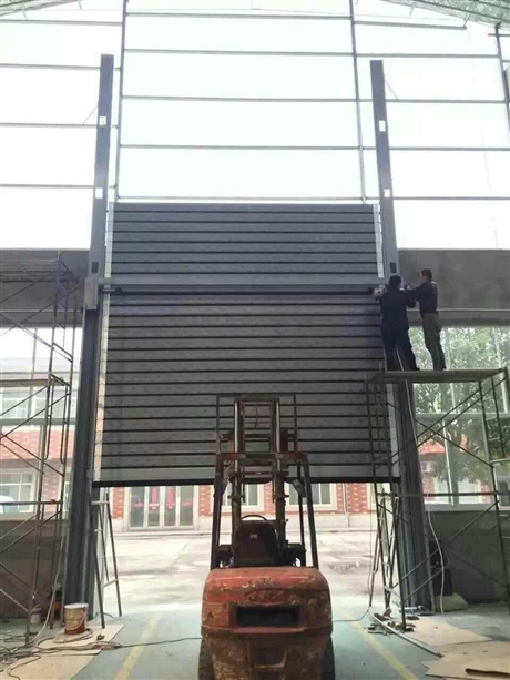 垂直升降硬质快速门 涡轮快速门 硬质门全国安装