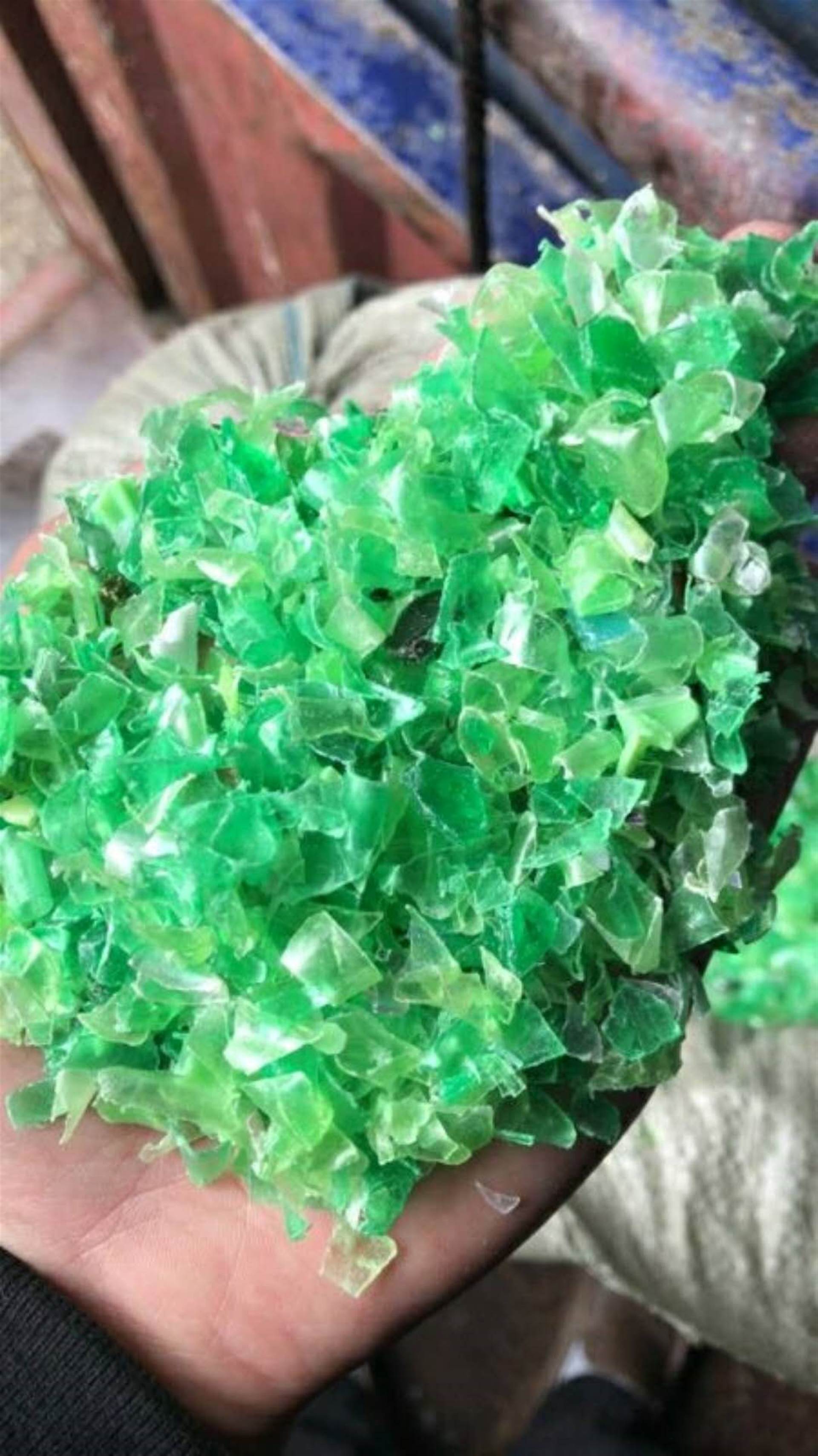 pet绿色瓶片找通合,厂家直销