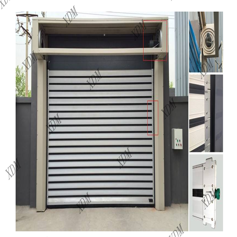 硬质快速门保温防盗抗风防尘 冷库保温门