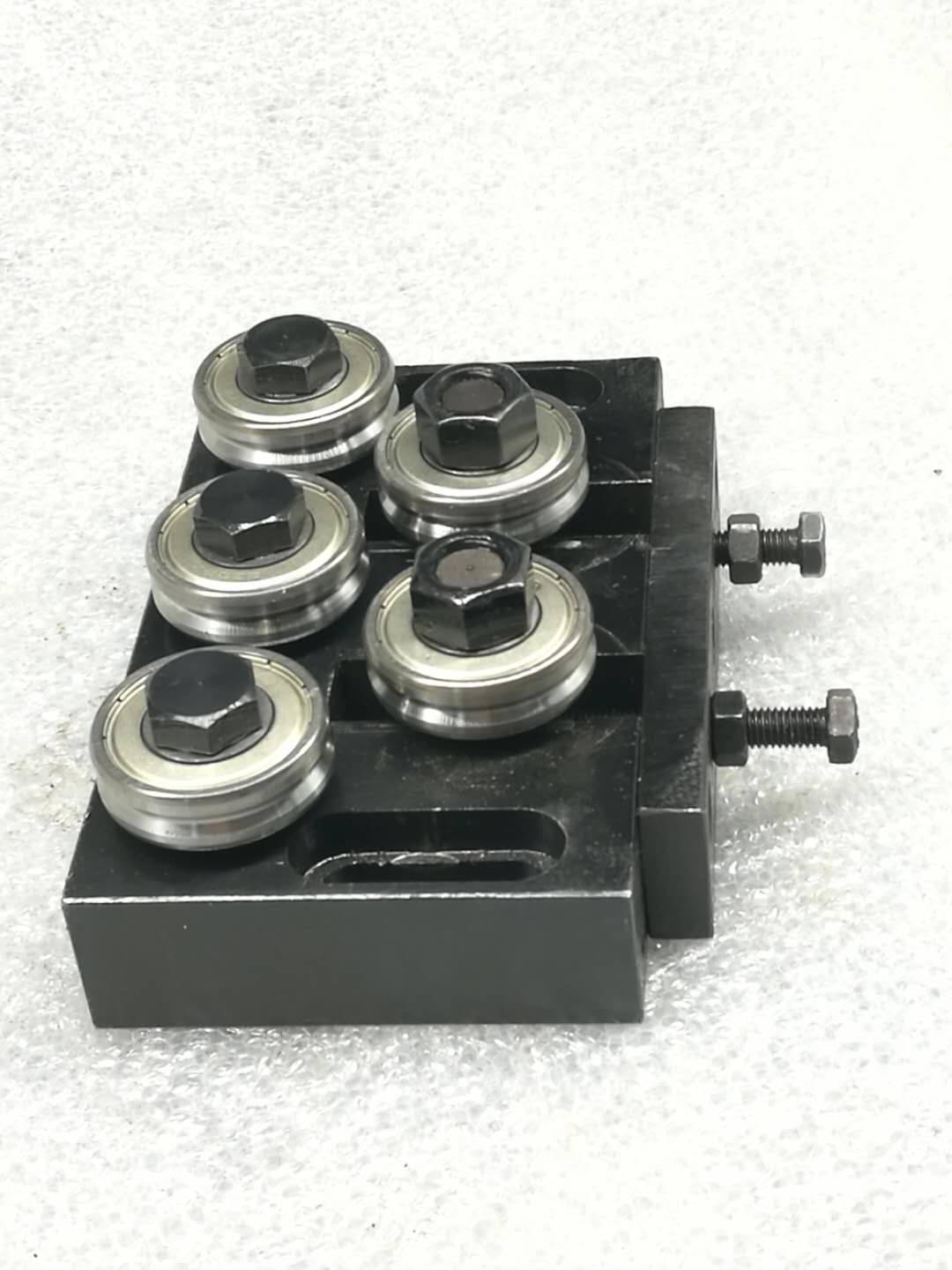 全铝线材校直器 1-3mm校直器规格 5轮带手柄校直器