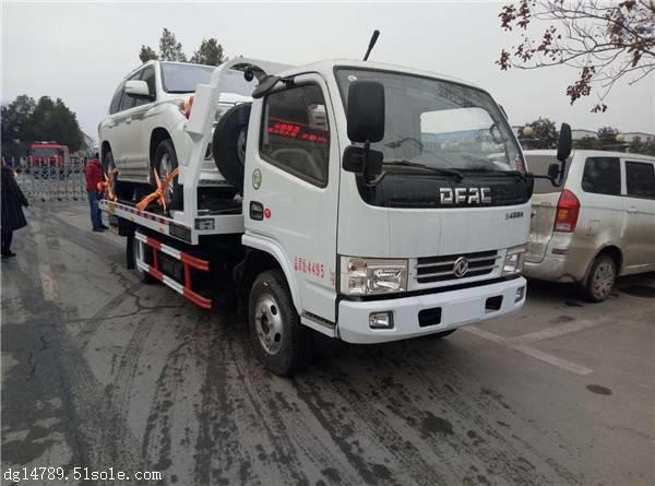 東風多利卡清障車報價,國外清障拖車圖片,藍牌一拖一道路救援車