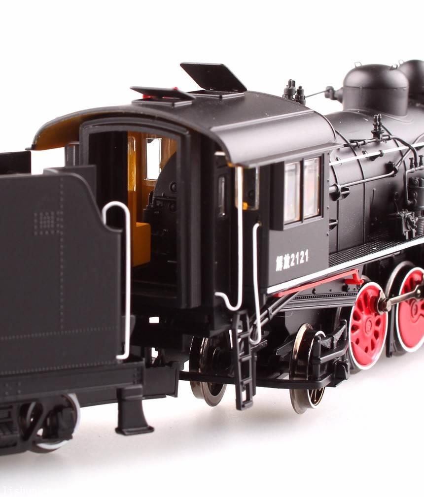 火车模型 百万城蒸汽机车 解放型蒸汽机车2121 京局张段