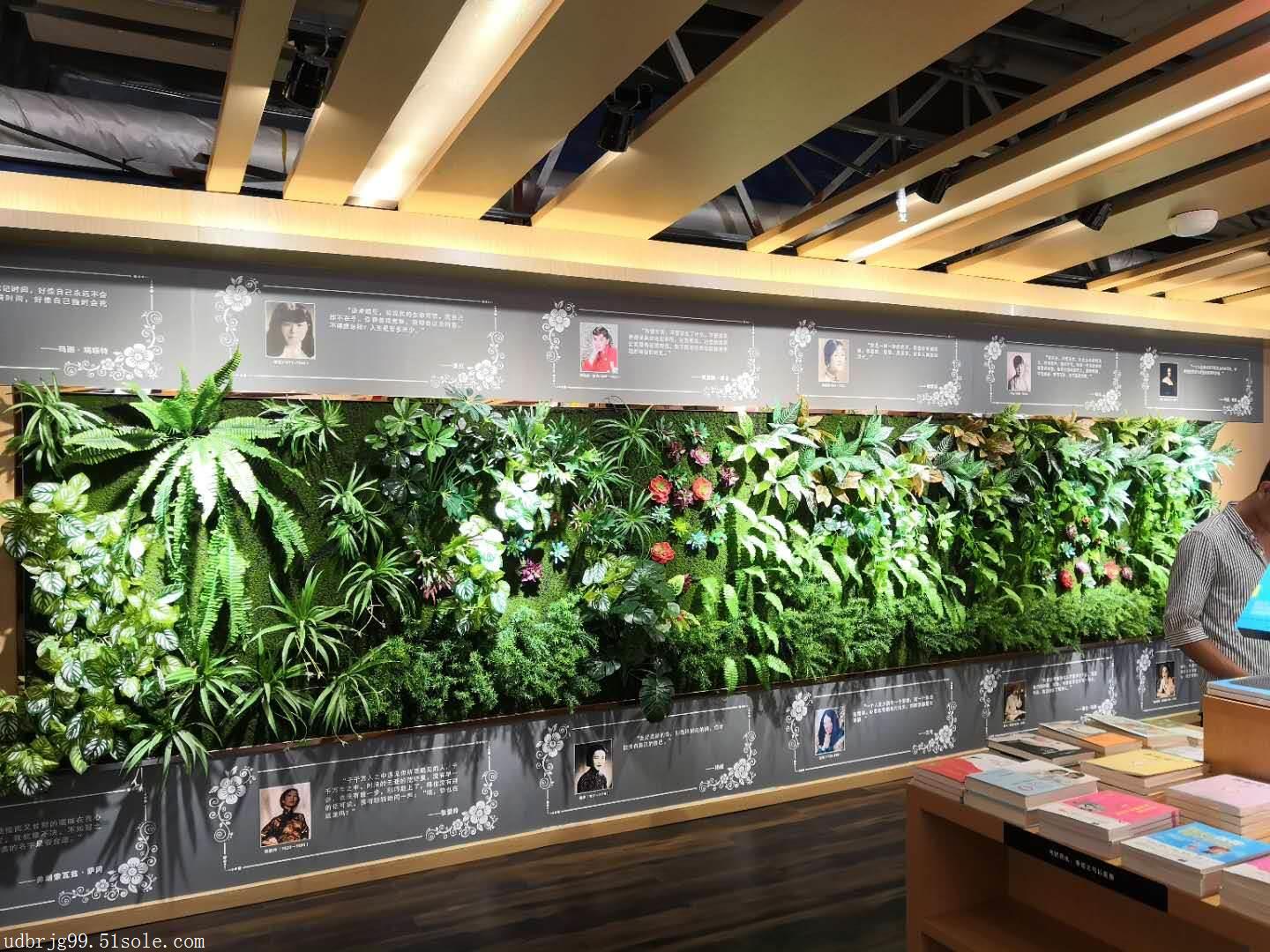 佛山美居植物墙公司专业生产安装仿真植物墙