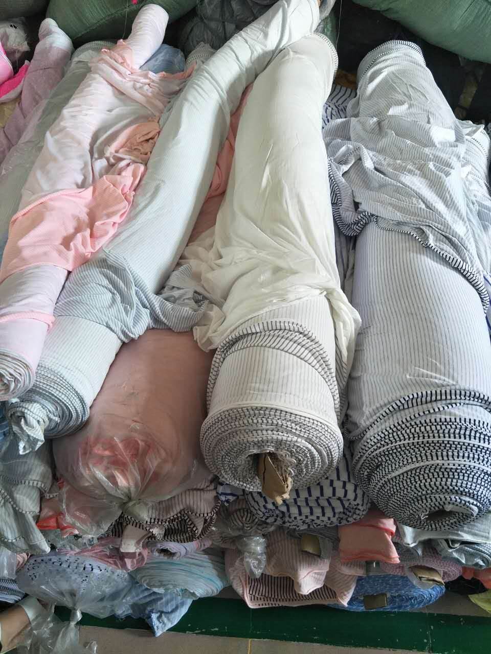 远达库存大量批发莫代尔,莱卡,扛条,丝光棉废布头