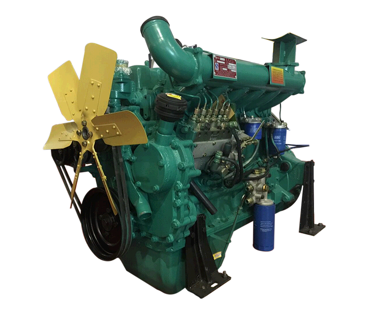 潍坊r6105azld柴油发动机 121kw 潍柴水冷六缸柴油发电机组专用