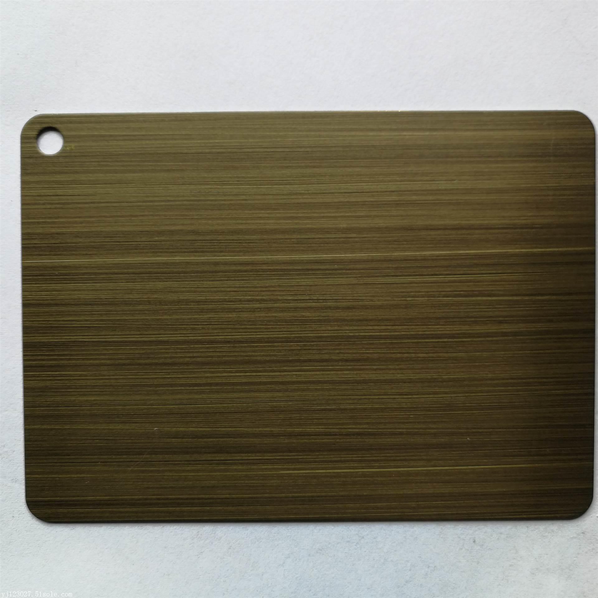 钢材发黑镀铜工艺不锈钢仿铜板批发佛山不锈钢镀铜板