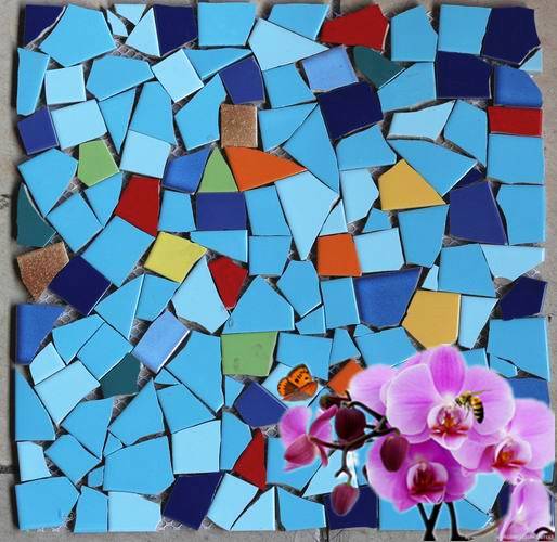 不规则碎拼马赛克陶瓷碎片马赛克