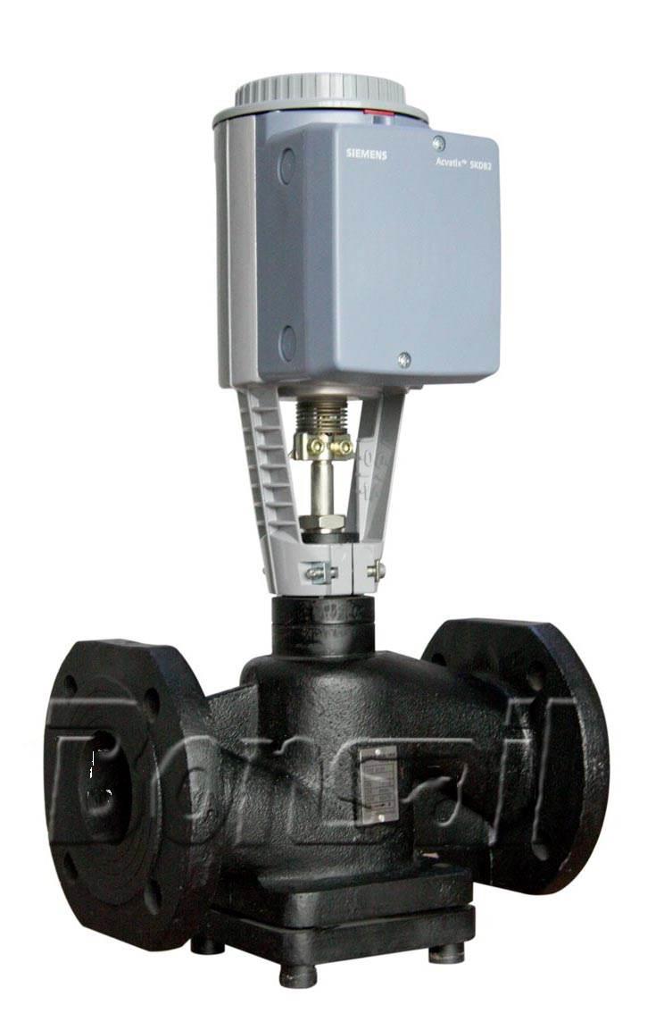 供应西门子二通电动蒸汽阀