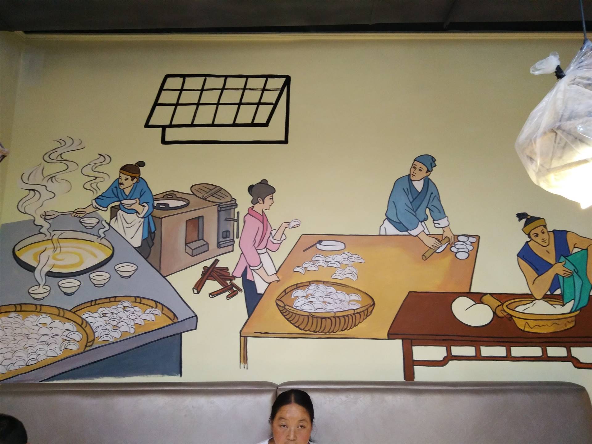 乌鲁木齐墙绘通嘉世纪城饺子馆