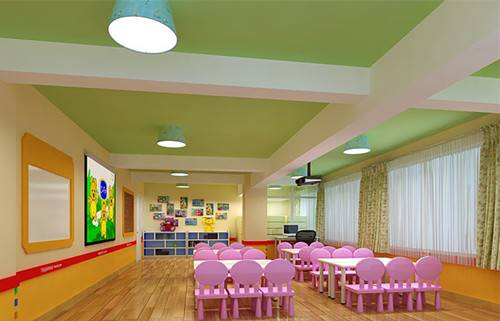 重庆幼儿早教园装修,儿童教育培训装修,幼儿园装饰设计