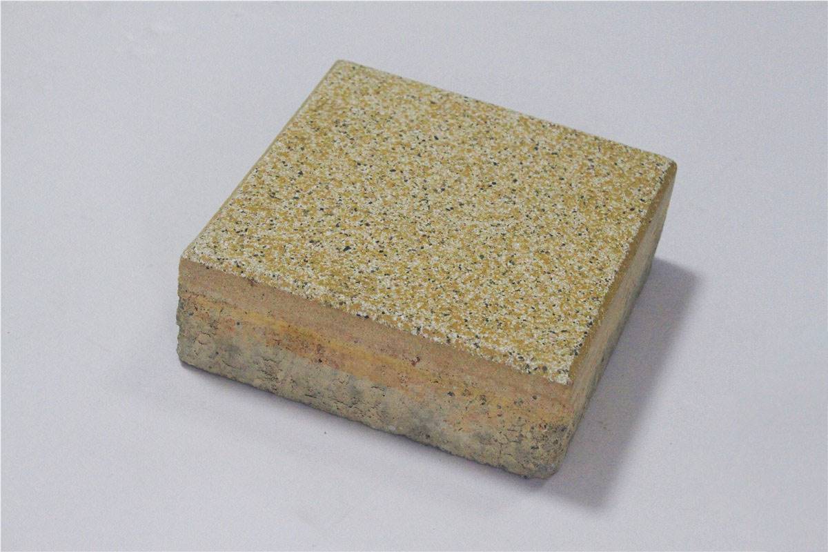 仿石材花岗岩瓷砖芝麻浅灰色 别墅外墙砖 园林地面砖