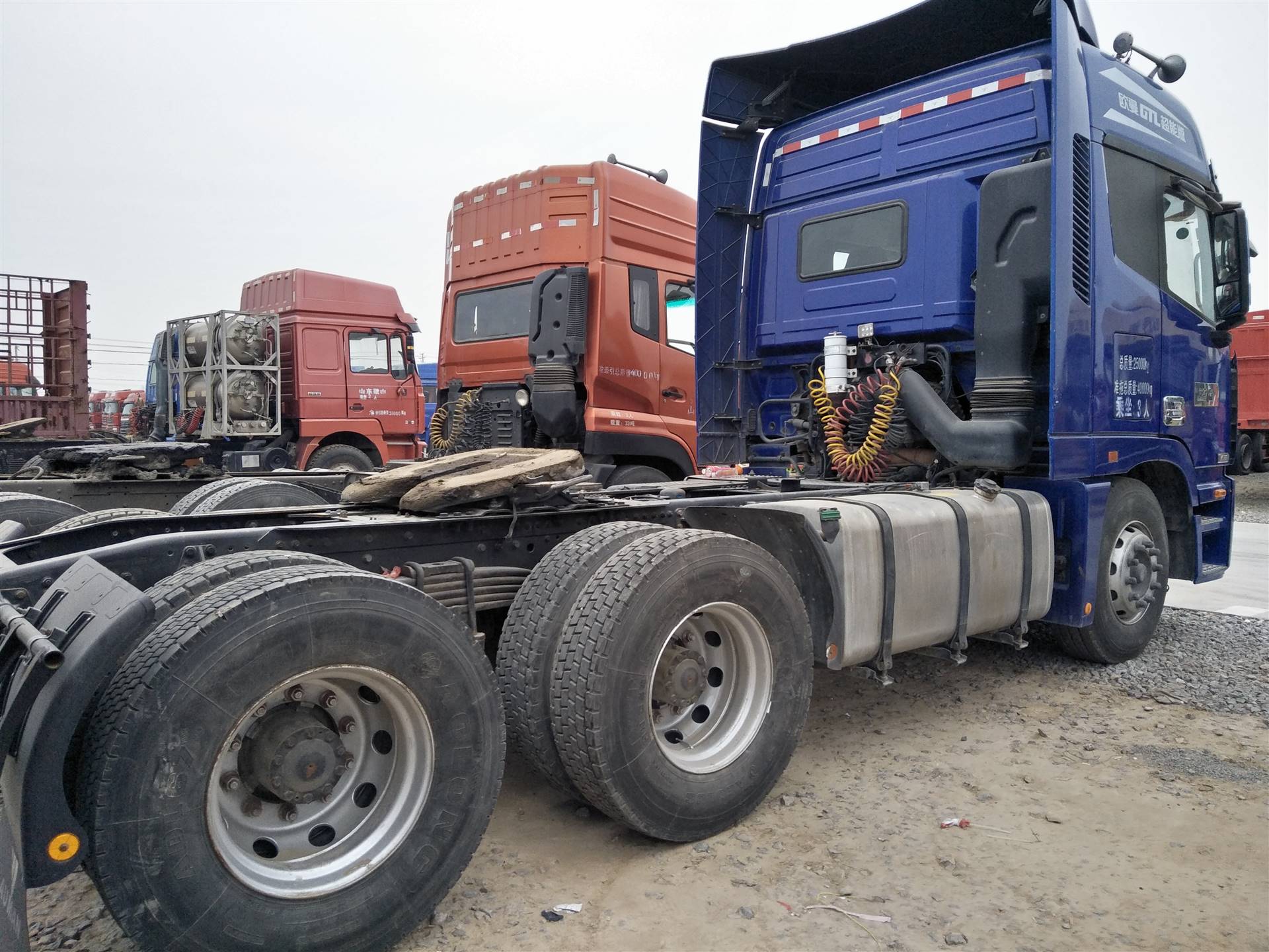 【二手欧曼gtl拖挂车拖板车】价格,厂家,牵引车-搜了网