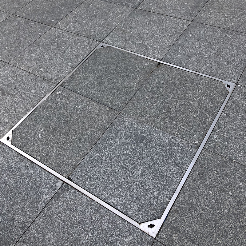 山东青岛豪润600600不锈钢隐形井盖