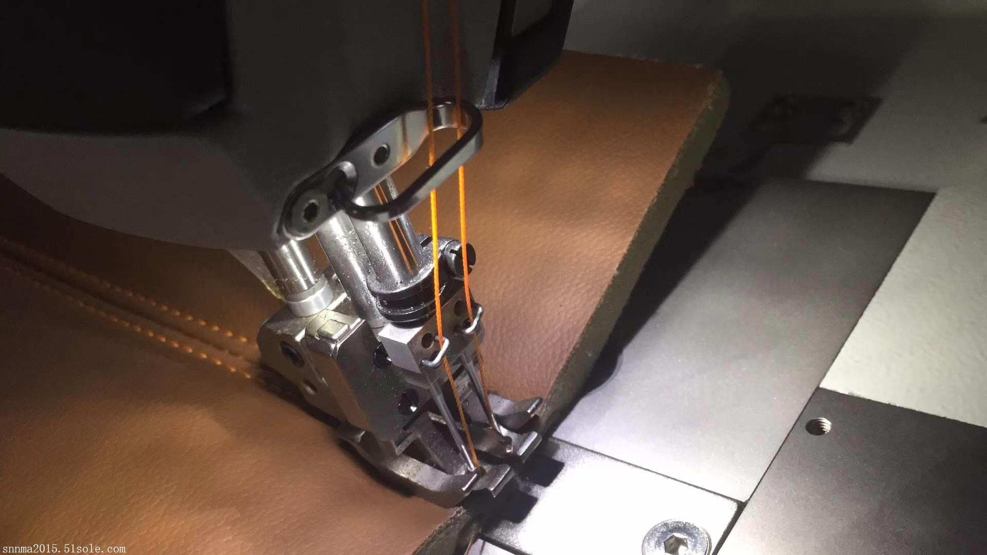 德国pfaff缝纫机2596台柱双针沙发座椅箱包厚料机