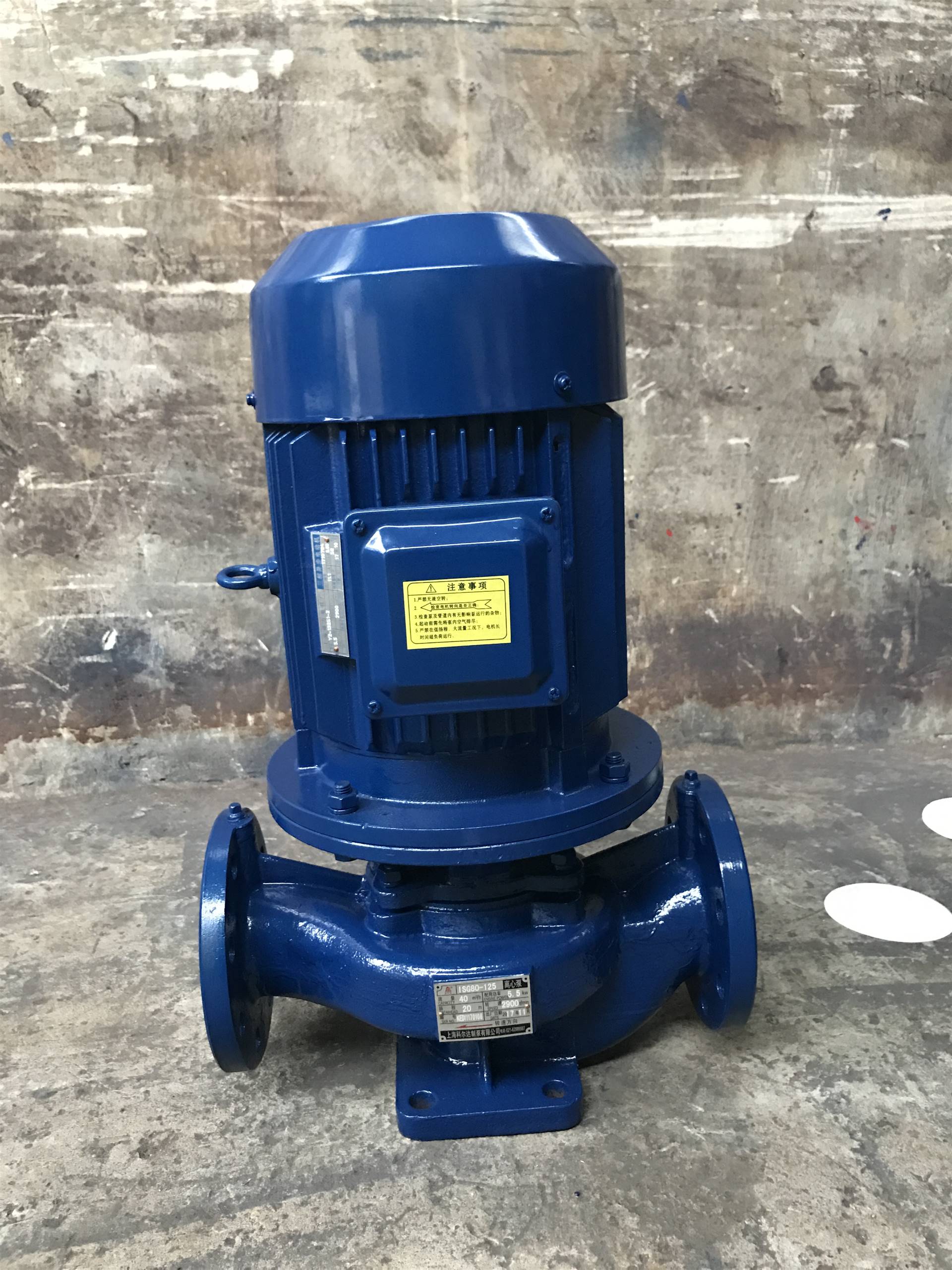 管道离心泵 立式管道泵 isg管道泵