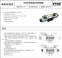 维拓斯VTOZ流量控制阀WQV-06/24/V