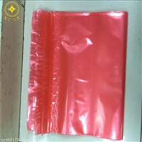 定制 pe平口袋红色防静电袋工业塑料袋包装袋电脑配件袋