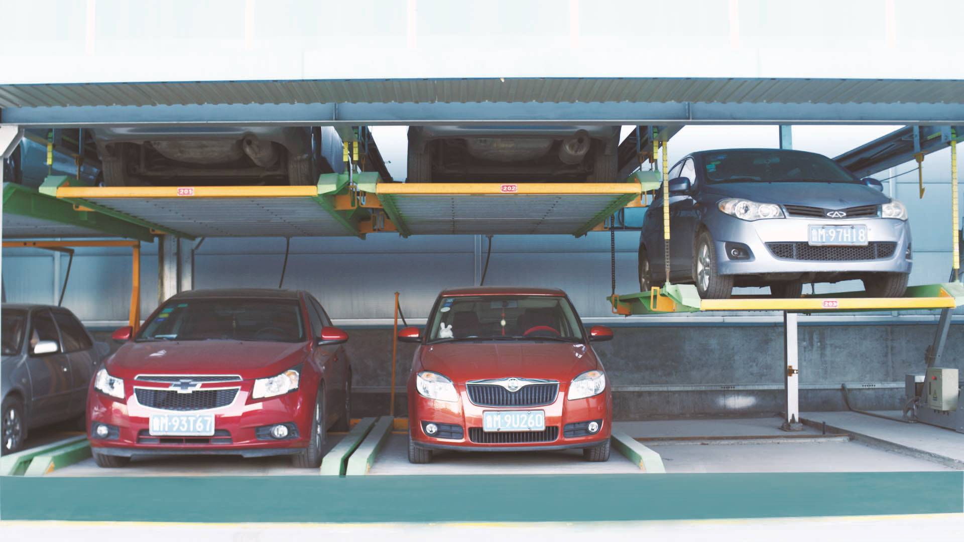供应小区商场专用地下两层框架式立体停车设备/立体车库
