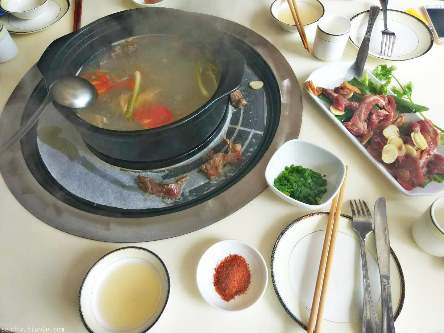 热烈祝贺客户的drysteam旱蒸牛肉主题餐厅新店开业