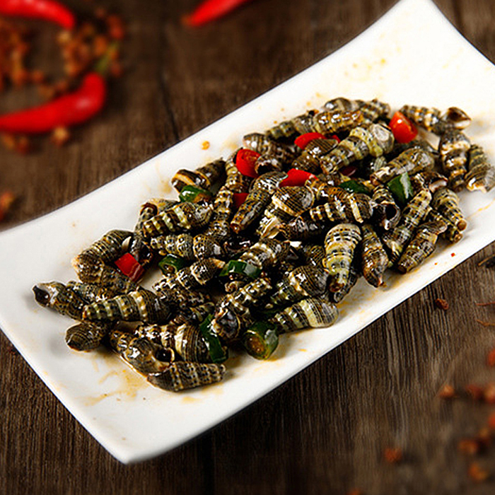 烟台海鲜晓清年即食小海鲜秘制海锥罐装