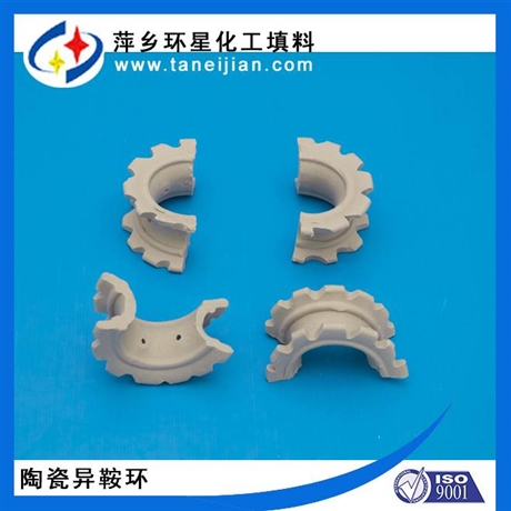 大量供應(yīng)陶瓷異鞍環(huán) 陶瓷矩鞍環(huán)填料 干燥塔吸收塔常用