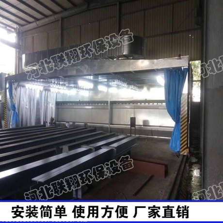 重庆家具移动伸缩喷漆房烤漆房设计图纸欣赏