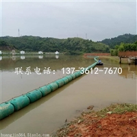 核电站取水口双排浮筒升降式拦污装置