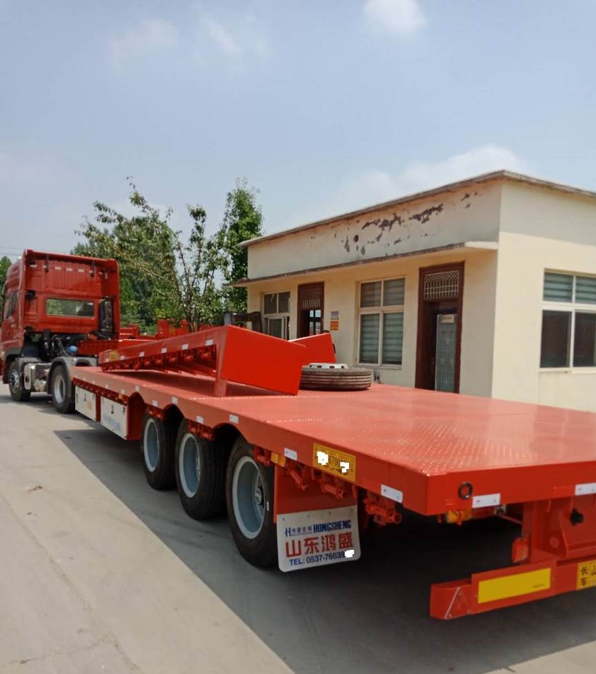 低平板半挂车尺寸11.8米13.75米价格