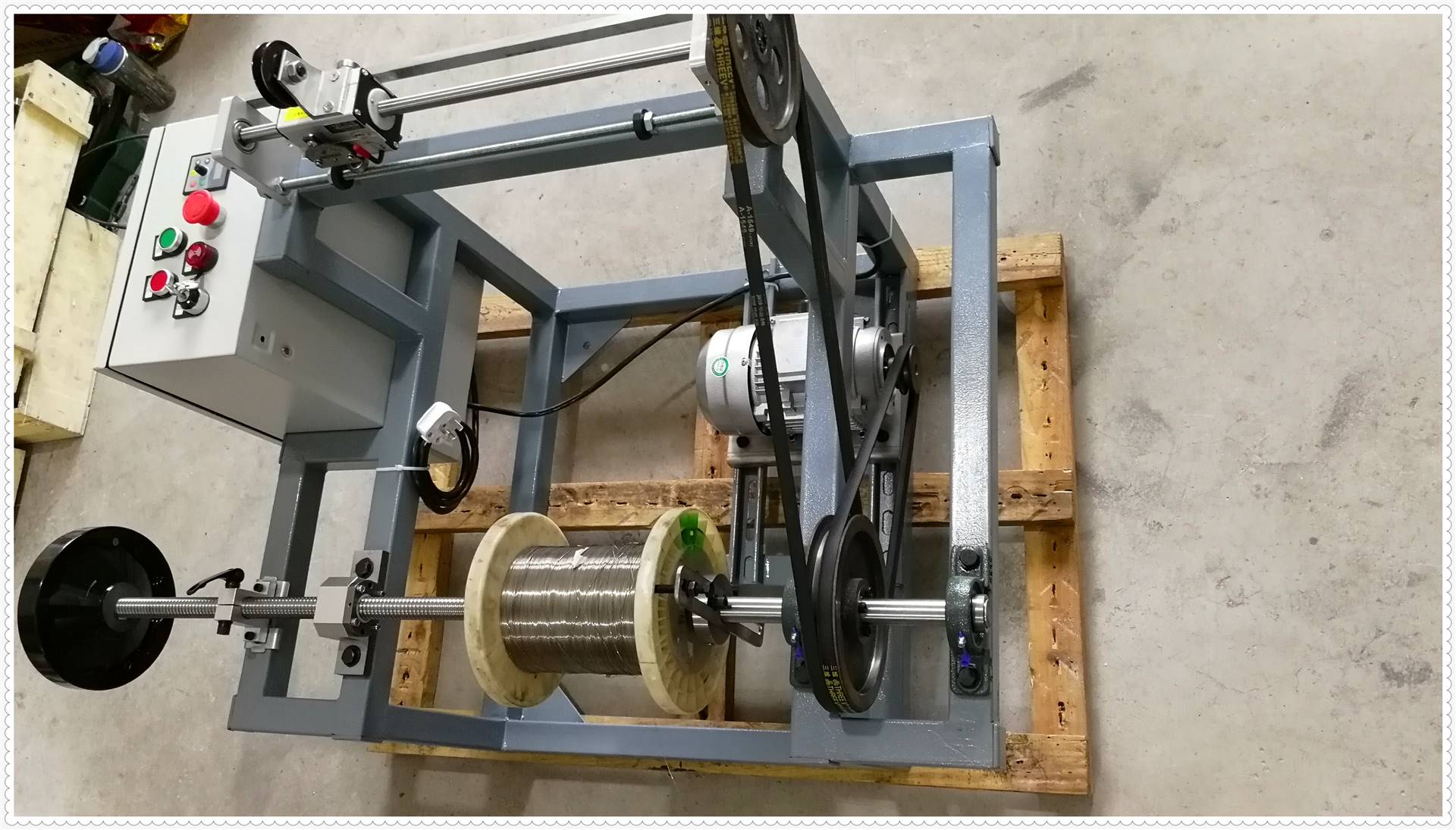 卧式铁丝收线机收放料机收放卷机