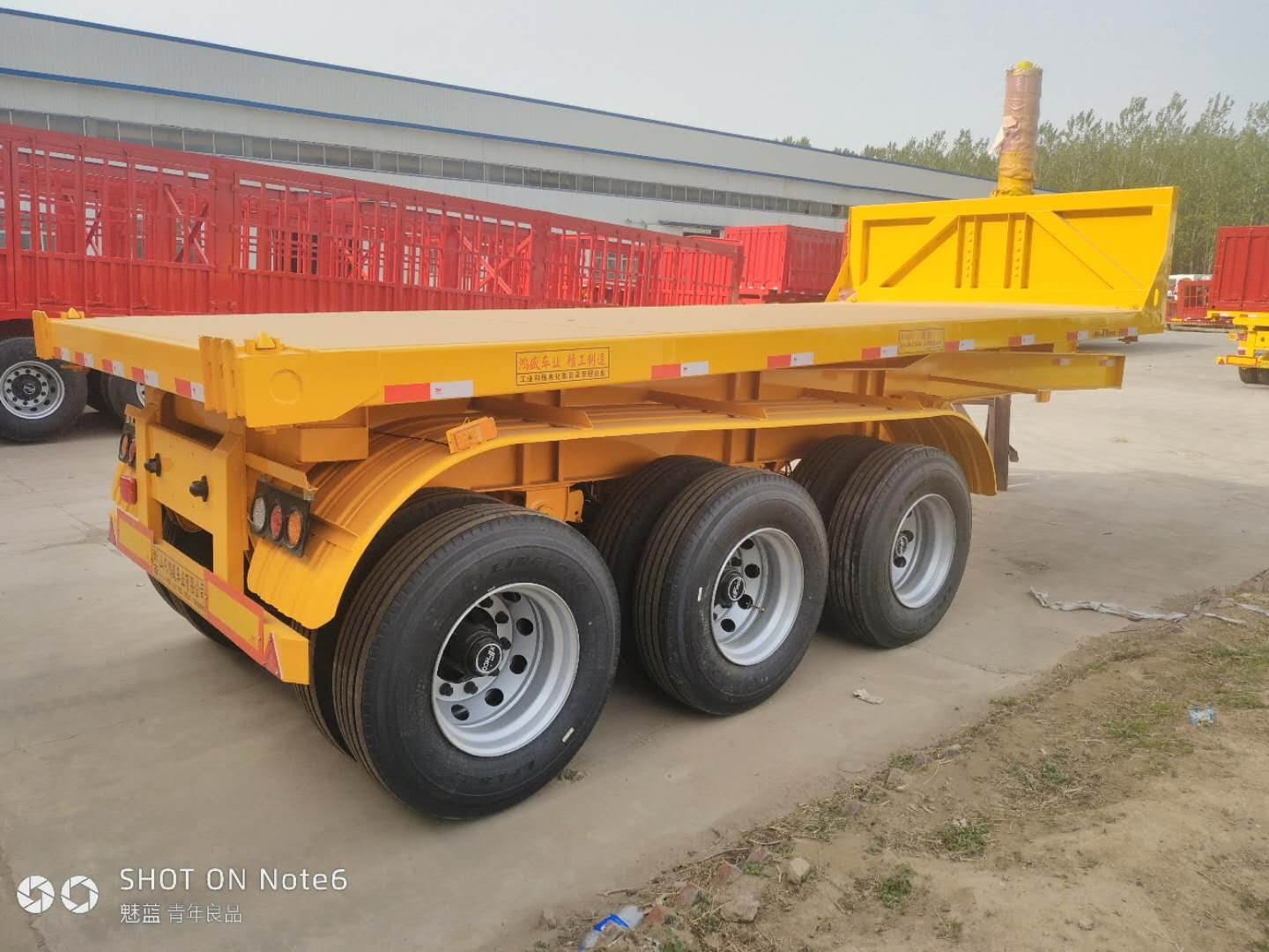 后翻自卸半挂车