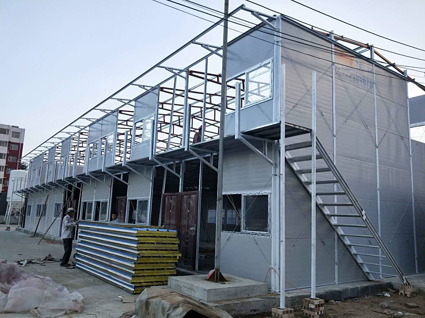 孝感活动板房生产 安陆彩钢房宿舍搭建